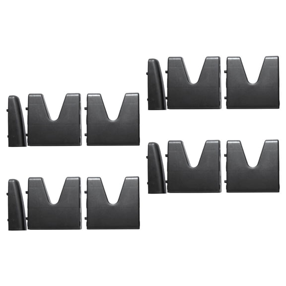 Topbathy 2Sets Black Car Trunk Storage Organizer Blocks Tool Free Adjustable Cargo Dividers for Suv and Truck