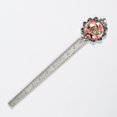 thumbnail image 5 of Rose Leopard Elegant Vintage Silver Lace-Edged Bookmark: Gift for Book Lovers and Readers - Book Accessories, Bookmark, Bookmarks, 5 of 5