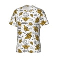 thumbnail image 3 of Rocae Hohey Bee Golden2 for Men's Moisture-Wicking Crew Tee - T-Shirt for Sports, Outdoor Activities, and Casual Wear3X-Large, 3 of 9