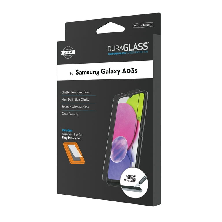 DuraGlass Tempered Glass Screen Protector with Quick Installation