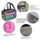 thumbnail image 5 of Wosthever Bolsa de maquillaje de viaje, bolsa de cosméticos de baño visible portátil, drenaje de artículos diversos para el hogar, estuche de Almacenamiento y organización del hogar Gris, 5 of 6