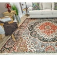 thumbnail image 6 of Bodhi Vintage Plush Polypropylene Indoor Area Rug - 8' x 10', Ginger, 6 of 8