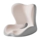 thumbnail image 3 of Cojín de respaldo de espuma viscoelástica para asiento, funda lavable para asientos largos, práctico cojín de asiento. Gris beige, 3 of 9