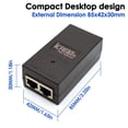 thumbnail image 4 of Adaptador de inyector POE Gigabit Compatible con IEEE 802.3af 10/100/1000Mbps RJ45 hasta 328 pies Compatible con TL-POE150S TPE-113GI, 4 of 4