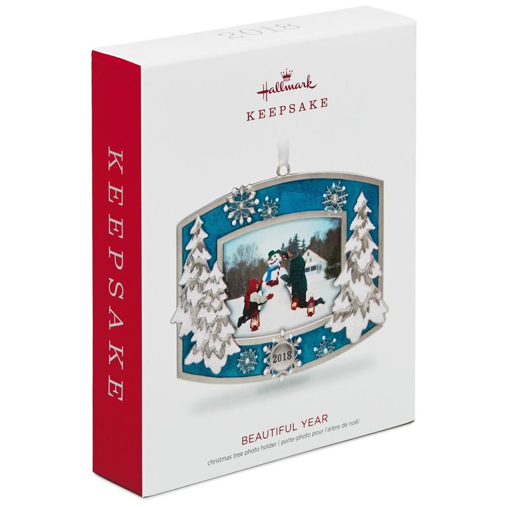 Hallmark Keepsake 2018 A Beautiful Year Metal Photo Ornament Walmart