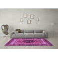 thumbnail image 3 of Ahgly Company Indoor Rectangle Abstract Purple Modern Area Rugs, 2' x 3', 3 of 4