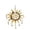 B001- Style A, variant on Wall Hanging Decor, Sun Decorations, Crystal Suncatcher, Outdoor Hanging Decor, 6X4 Inch Spiral Sun Spiral Crystal Prism Decor with Protective Paper Box and Raffia Filling, Fits