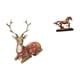 thumbnail image 1 of Figura de reno, estatua de animal de resina, adorno de caballo, escultura de alce y ciervo con elegantes detalles vívidos, adecuada para regalar,, 1 of 8