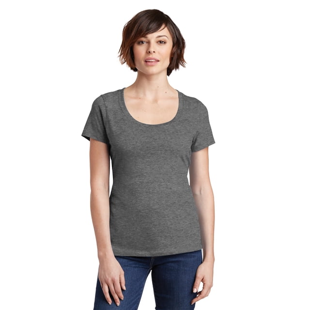 Camiseta con cuello redondo Perfect Weight® para mujer de District®. DM106L Distrito DM106L