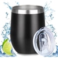 thumbnail image 1 of Vaso Termo para Cualquier Bebida Fría o Caliente de Acero Inoxidable Anti-derrapante  con Aislamiento de Doble pared Onda Shop  TERMO F21011, 1 of 6