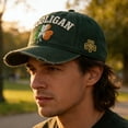 thumbnail image 4 of Baseball Hats for Men Women AURORADY Baseball Cap Irish Men Women Hat for Dad Mom Grandpa St Day, Green One Size Baseball Caps, 4 of 5