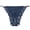 Dark Blue, variant on Elegant Rhinestone Strap Thong Panties, Seamless Underwear for Women with Sparkling Waistband, Breathable Floral Lace Womens Underwear, Invisible Comfort G-String
