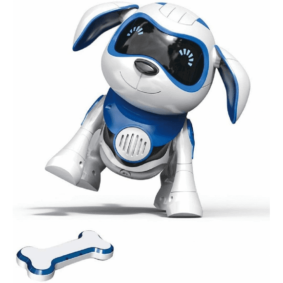 Mini AI Robot Dog with Magent Bone, Smart Interactive Puppy Pet Electronic Robotic Dogs Toy for Aged 3 4 5 6 7 8-12 Year Old Kids Boys Girls Toddlers