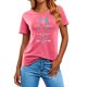 thumbnail image 5 of Mujeres Manga Corta de Verano Tops Pascua Impresa Cuello Redondo, Blusa de Moda Casual para la Primavera, 5 of 5