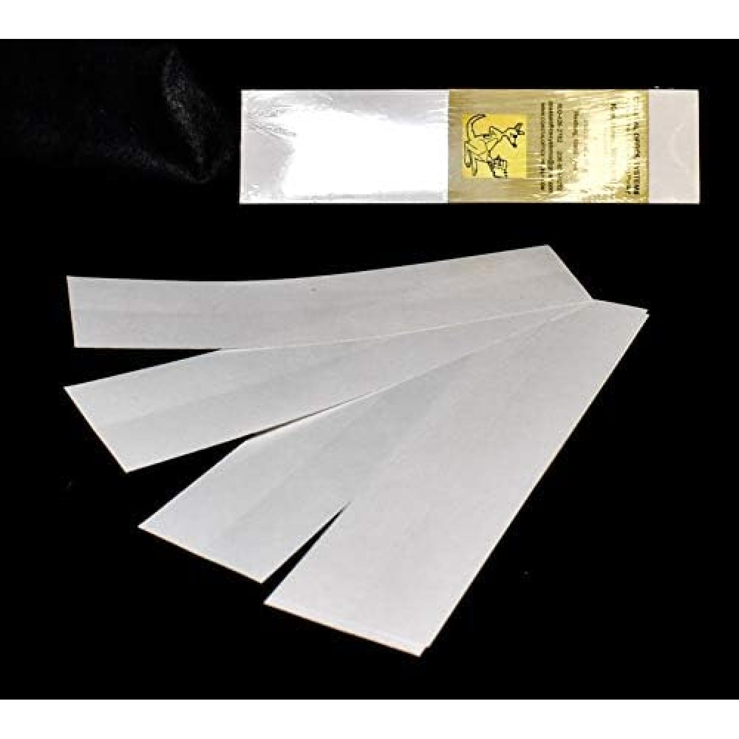 Clear Mylar Self Adhesive Reinforcing Strips, 2"H x 11"W (Box of 100