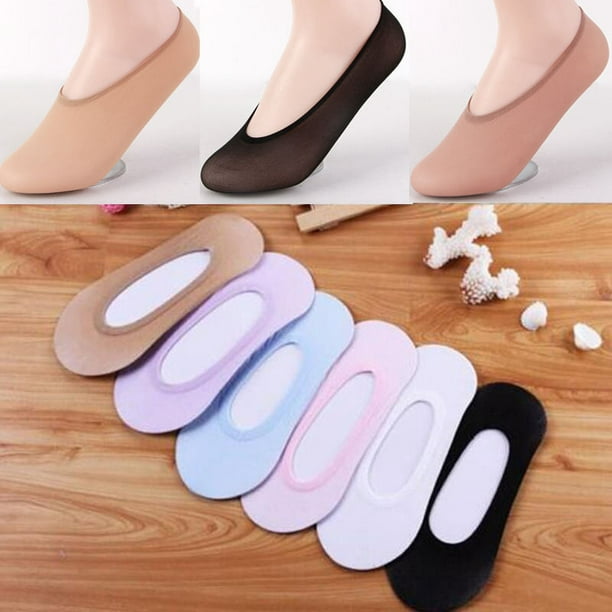 Summer Cotton Thin Open Toe Sock Slippers Low Tube Invisible Boat Socks  Sweat Absorption Deodorant Sock
