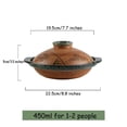 thumbnail image 6 of Japanese Ceramic Pot Casserole Baking Dish Korean Cooking Bowl Ceramic Cooking Pot Earthenware Stew Pot Stockpot With Lid For Home Restaurant, 6 of 6