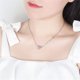 thumbnail image 4 of Fiudx Liquidación de ofertas flash Conjunto de collar y pulsera con pendientes para mujer, 4 of 6