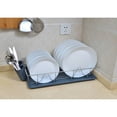 thumbnail image 3 of Kitchen Details 3 Piece Chrome Dishrack with Tray in Grey, 18.9" x 11.81" x 3.94", 3 of 3
