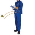 thumbnail image 4 of Pantalones de soldadura de protección azul Pantalones de soldadura Ropa de soldadura Traje de soldadura SG Cola Pantalones de soldadura de protección, 4 of 4