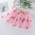 thumbnail image 2 of Embroidery Tulle Tutu Skirt With Heart Cherry Pineapple For Girls 1 10 Years, 2 of 5
