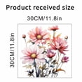 thumbnail image 2 of Vinilos decorativos de flores tropicales, fáciles de pegar y despegar | Adhesivos de vinilo para la decoración del hogar | Decoración de paredes para sala de estar, dormitorio, baño y aseo, 2 of 7