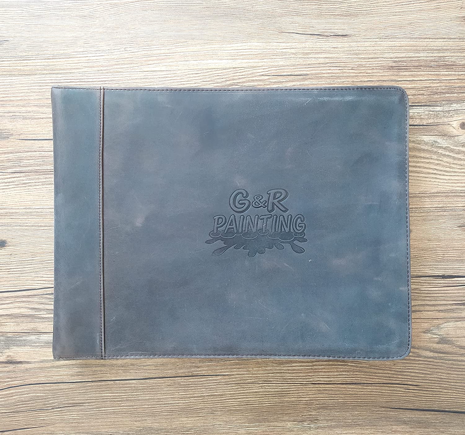 7 Ring Check Binder for Business Checks, Checkbook Binder with Zipper for 3-up Business Checks,Personalized Check Book Portfolio for 9 x 13 inch Sheets 600 Check, Check Holders for Men/Women