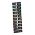 thumbnail image 2 of funtasica Weight Stack Labels Number Stickers 5-100kg, Black Background Classification Weight Stickers for Strength Training Indoor Gym, 2 of 8