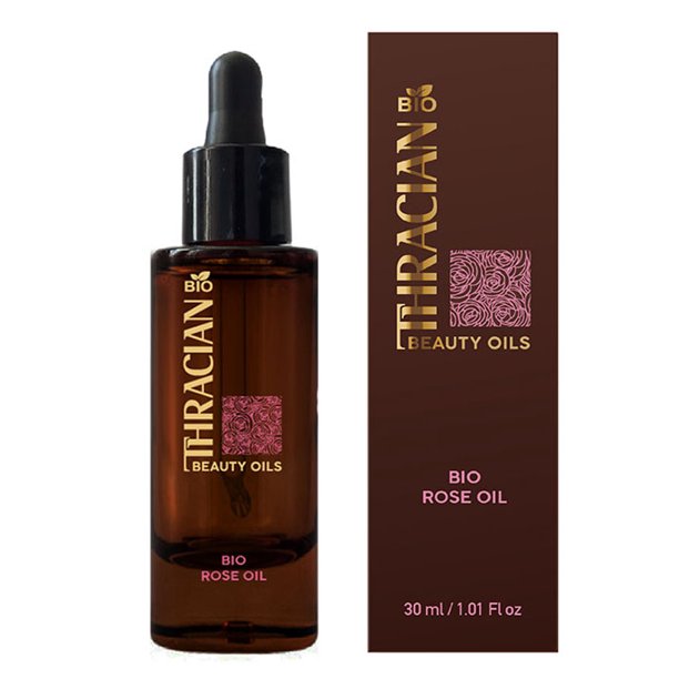 Thracian Bulgarian Beauty Rose Oil With Premium Bio Certified Rosa Damascena Oil Anti Aging Moisturizing Oil For Face Body And Hair In 1 01 Fl Oz Glass With Dropper Walmart Com Walmart Com