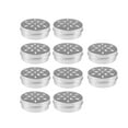 thumbnail image 2 of 10 recipientes pequeños de aluminio reutilizables para comida de perro, redondos y portátiles, de 60 ml, con tapas huecas., 2 of 8