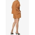 thumbnail image 4 of TheMogan Women's S~3X Cotton Terry Long Sleeve Oversized Top & Drawstring Shorts SET, 4 of 7