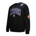 thumbnail image 2 of Men's Mitchell & Ness Black Sacramento Kings Hardwood Classics There & Back 2.0 Vintage Pullover Sweatshirt, 2 of 7