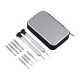 thumbnail image 1 of Juego de destornilladores para reparación de gafas, Mini profesional multiusos con bolsa con cremallera, portátil para pequeños juguetes digitales,, 1 of 8