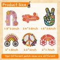 thumbnail image 4 of Iron On Patches RF-Patch Hippie, 48 unidades, para ropa, sombreros y vaqueros, 4 of 6