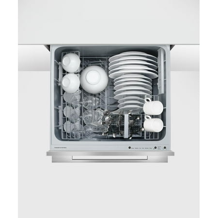 Fisher & Paykel - 24" Front Control Built-In Dishwasher - Custom Panel Ready - Custom Panel Ready