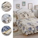 thumbnail image 3 of unids/set falda de cama plisada con volantes sábanas fundas de almohada juego de cama transpirable (cama de 1,5 M), 3 of 8