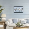 thumbnail image 3 of Stupell Industries Transitional Sandpipers Beach Coastal Scene Black Floating Frame Canvas Art, 25 x 17, by Lorenzo Collective, 3 of 8