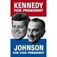 thumbnail image 2 of Vintage election poster showing the 1960 Democratic nominees Poster Print, 2 of 2