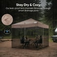 thumbnail image 3 of Quictent 10x10 Pop up Canopy Tent, Portable Instant Setup Gazebo with Waterproof & UV Protection, Ideal for Camping, Beach, Parties, 3 of 7