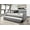 Gray, variant on Home Design Tiara Twin Daybed with Upholstered Bed Frame and Pull-Out Trundle, Warm Gray