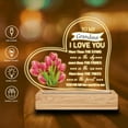 thumbnail image 2 of Grandma Gift from Grandkid Grandchildren, Birthday Thanksgiving Day Gift for Grandmother Granny Granparent Acrylic Night Light Desk Lamp Bedroom Decartion, 2 of 6