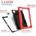 thumbnail image 4 of FIEWESEY Shockproof Kids Case For Moderness MB1001/CZZ /Okaysea / HAPPYBE/ANYLAKE/Freeski/OLEXEX/ Bestski/Velorim/ZZB/Blackview Tab 7/‎WeTap Y10 10.1 inch Tablet (Red/Black), 4 of 7