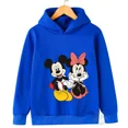 thumbnail image 1 of Sudadera con estampado de dibujos animados de Donald Duck Mickey, sudadera con capucha de moda para uso diario para niños, ropa deportiva para primavera y otoño para niños y niñas, abrigo tipo pulóver, 1 of 3