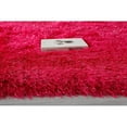 thumbnail image 3 of Manhattan Polyester Shag Area Rug Pink 5'2'' X 7'5'' Oval 5' x 8' Pink Oval, 3 of 5