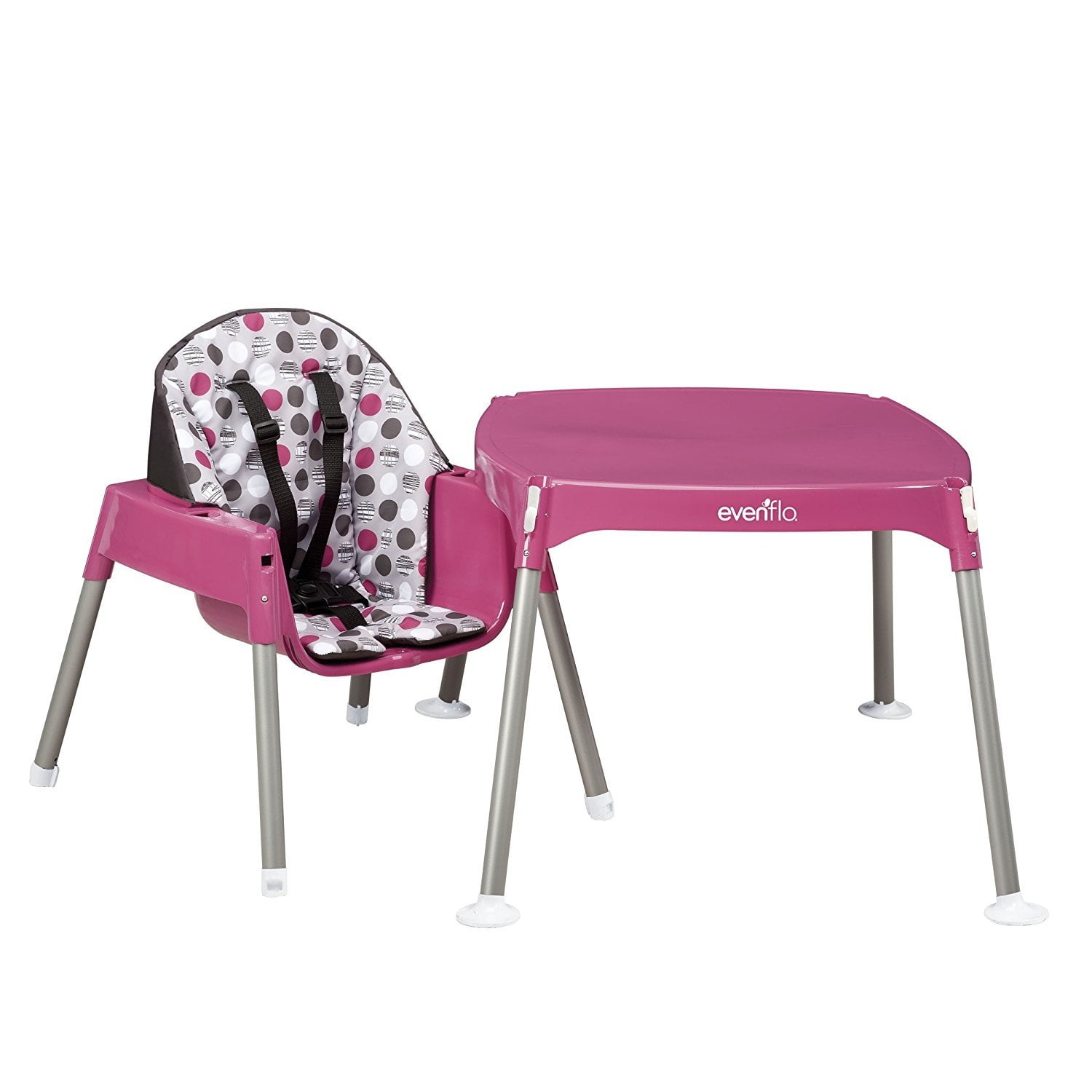 evenflo convertible high chair dottie rose