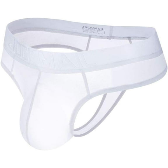 JOCKMAIL Sexy Ice Silk Men bikini underwear Men's briefs Lace Panties