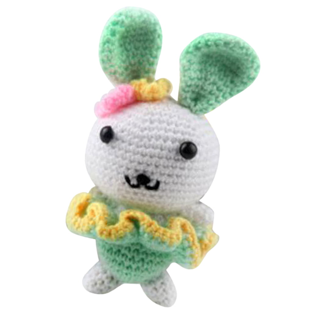 LONG 22 inches sleepy rabbit amigurumi rabbit toy crochet night toy sleepy rabbit stripe funny long rabbit Crochet Amigurumi rabbit