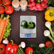 Somnr 1000g/ 0.1g Small Pocket Jewelry Scale, Digital Kitchen Scale with 2 Trays, Stainless Steel Gram Scales Weight Gram and Oz, Digital Herb Scale, Silver