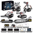 thumbnail image 5 of Remocguys 5in1 Chainsaw Man Robot Building Set with Remote Control Compatible with Lego Robotics Stem Toys for Ages 8-13 Boys, 5 of 5