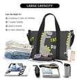 thumbnail image 2 of Honeii Cute Dinosaur Print Hand Travel Bag,Travel Duffle Bag, Waterproof Weekender Bag,Carry On Tote Bags,Weekender Tote Bag,for Weekend and Business Travel, 2 of 4